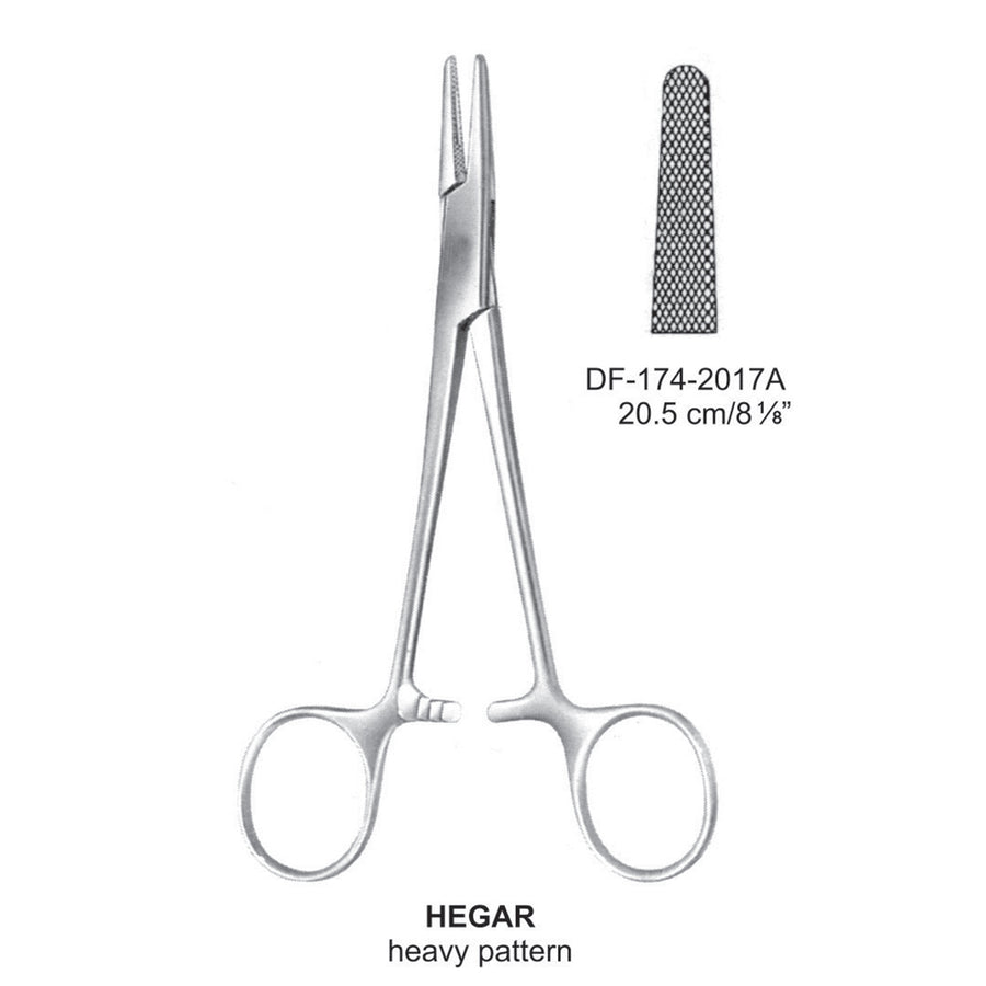 Hegar Needle Holders Heavy Pattern 20.5cm (DF-174-2017A) by Dr. Frigz