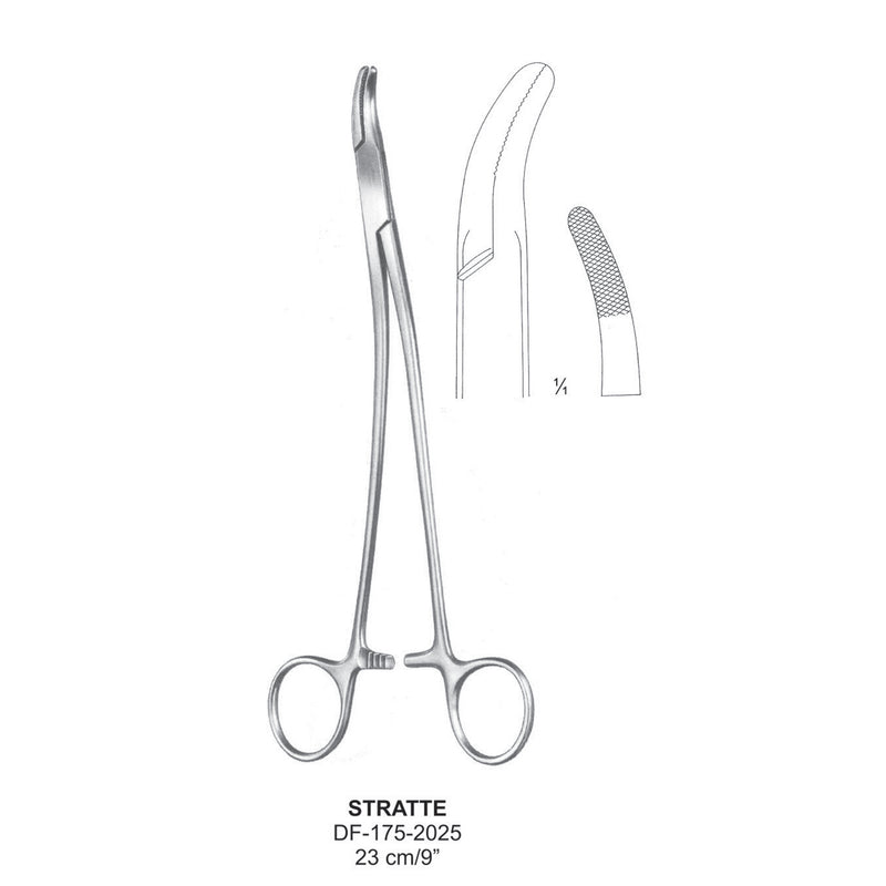 Straightatte Needle Holders, 23cm  (DF-175-2025) by Dr. Frigz