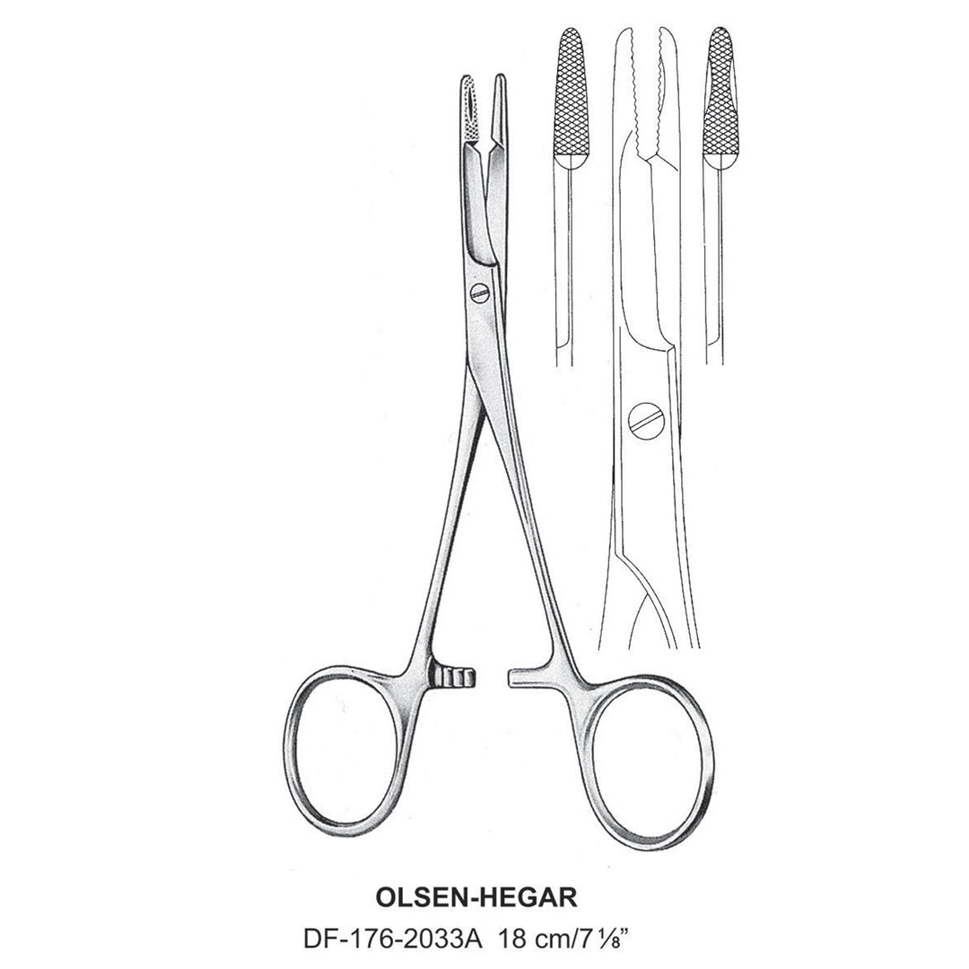 Olsen-Hegar Needle Holders 18cm  (DF-176-2033A) by Dr. Frigz