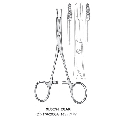 Olsen-Hegar Needle Holders 18cm  (DF-176-2033A)