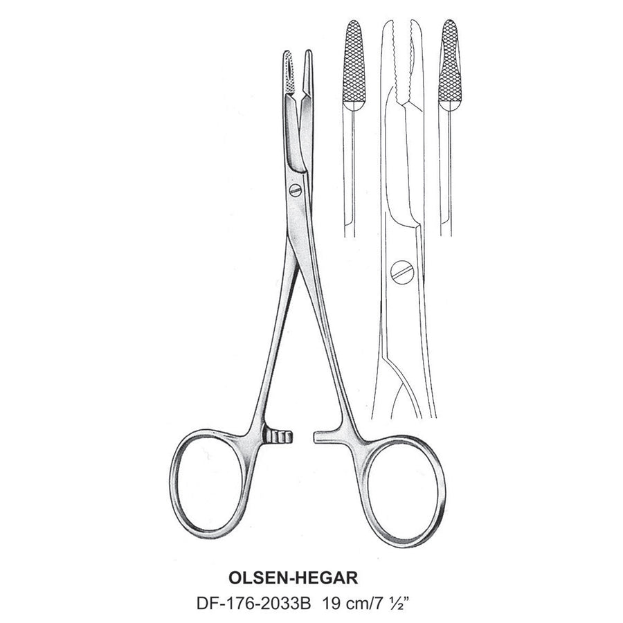 Olesn-Hegar Needle Holders 19cm (DF-176-2033B) by Dr. Frigz