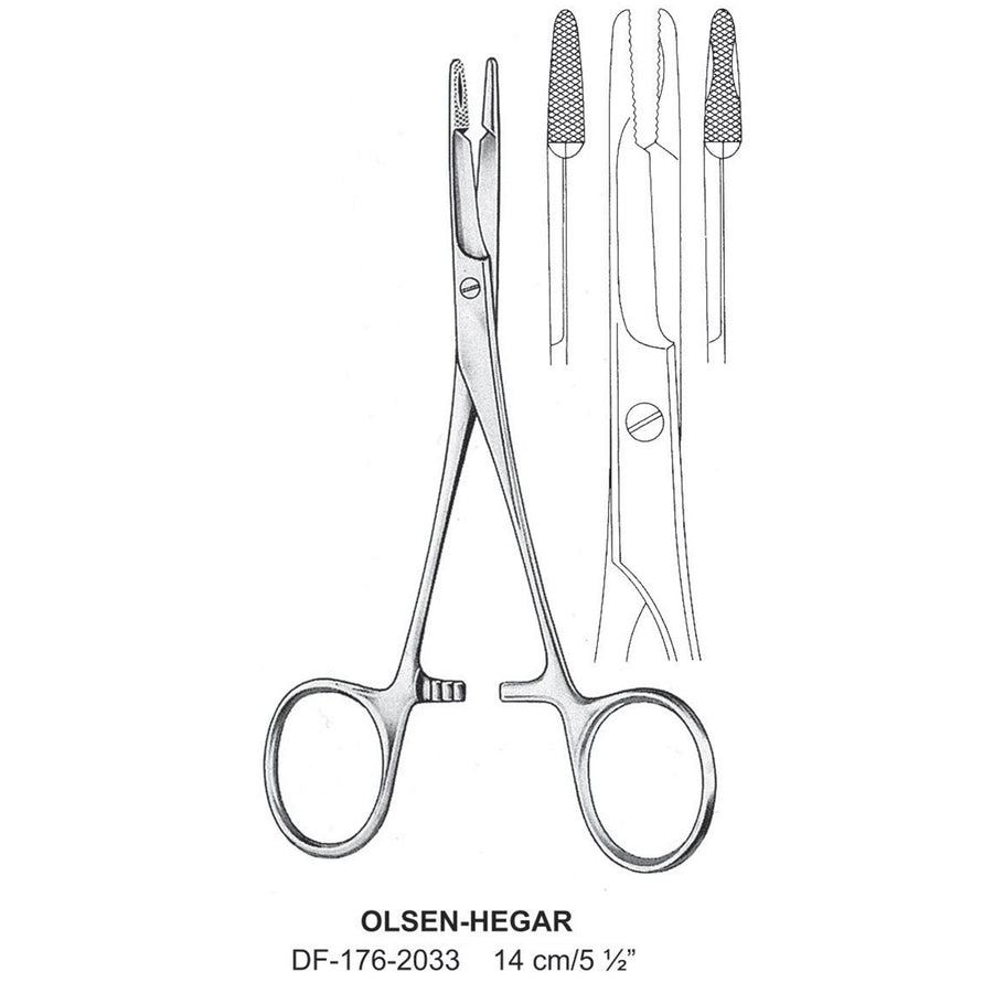 Olsen-Hegar Needle Holders 14cm  (DF-176-2033) by Dr. Frigz
