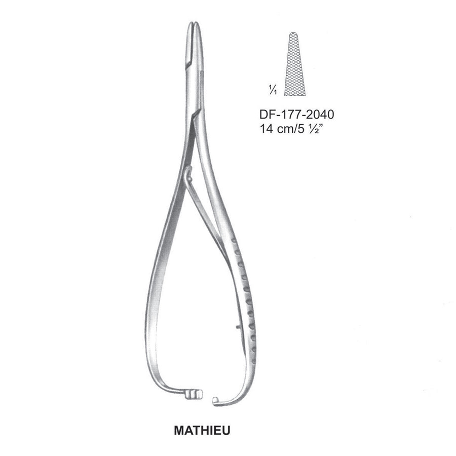 Mathieu Needle Holders  14cm  (DF-177-2040) by Dr. Frigz