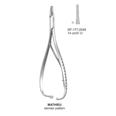 Mathieu Needle Holder Slender Jaws 14cm  (DF-177-2048) by Dr. Frigz