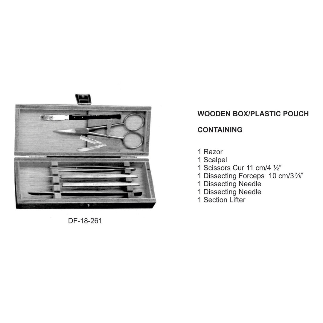 Disecting Sets In Wooden Box / Plastic Pouch  (Df-18-261) by Raymed