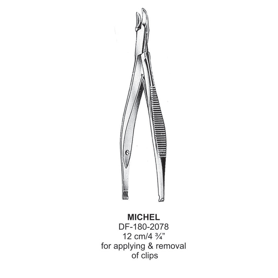 Michel Suture Forceps 12cm  (DF-180-2078) by Dr. Frigz