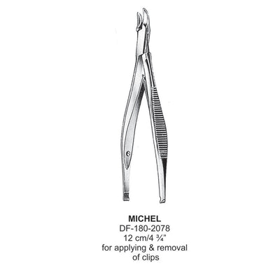 Michel Suture Forceps 12cm  (DF-180-2078)