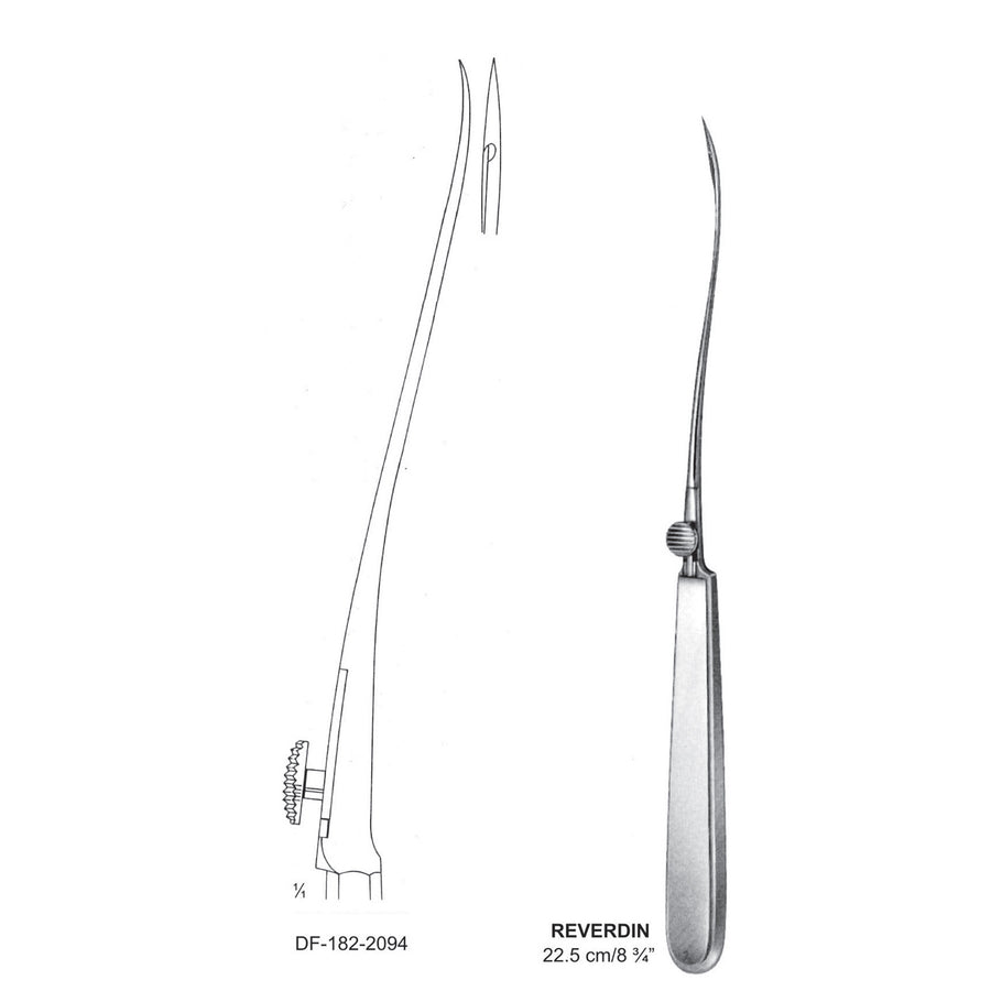 Reverdin Needles, Fig.1, 22.5cm  (DF-182-2094) by Dr. Frigz