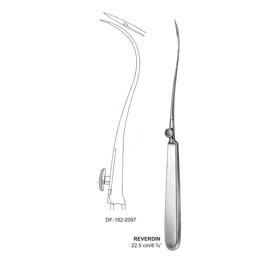 Reverdin Needles, Fig.4, 22.5cm  (DF-182-2097) by Dr. Frigz