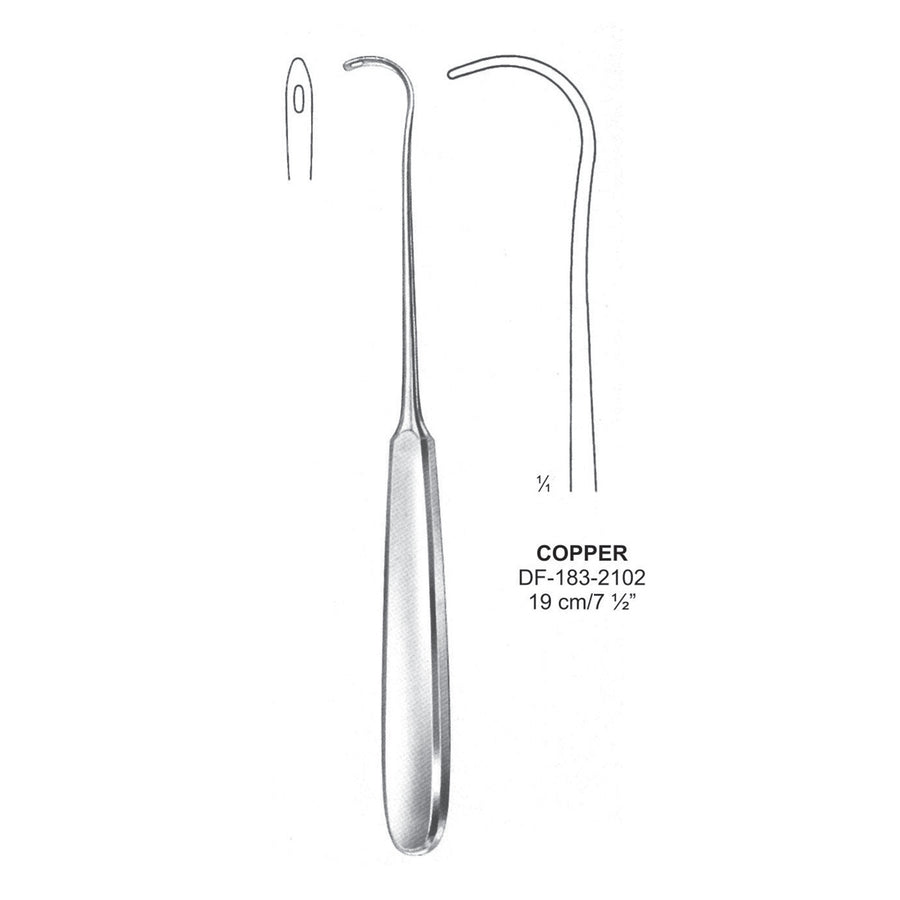 Cooper Ligature Needles,19cm  (DF-183-2102) by Dr. Frigz