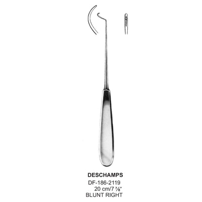 Deschamps Needles 20cm Blunt, Right (DF-186-2119)