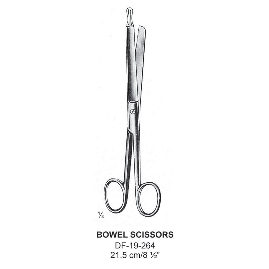Bowel Scissors 21.5cm  (DF-19-264) by Dr. Frigz