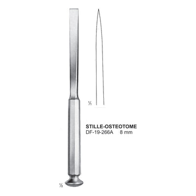 Stille-Osteotome 8mm ,20cm (DF-19-266A)