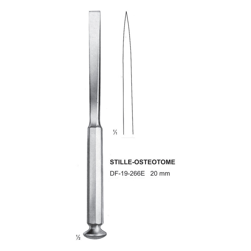 Stille-Osteotome 20mm ,20cm  (DF-19-266E) by Dr. Frigz
