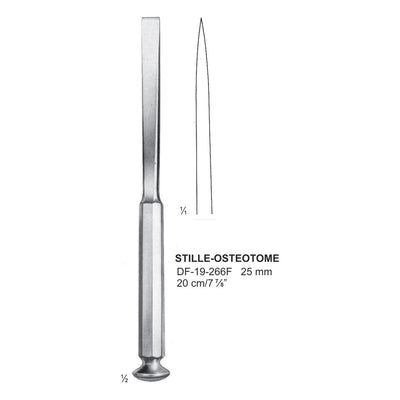 Stille-Osteotome 25mm ,20cm (DF-19-266F)