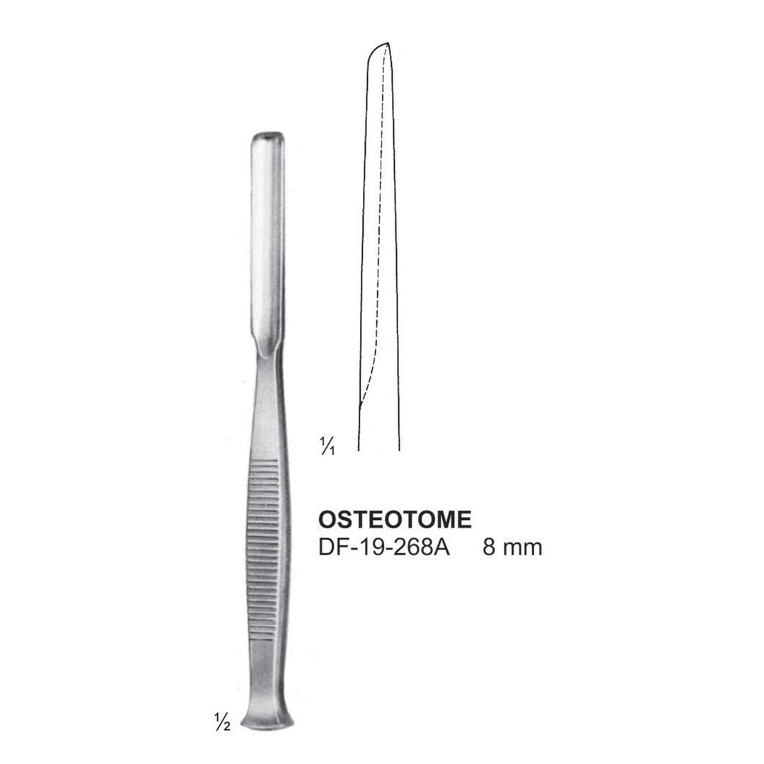 Osteotome 8mm ,14cm  (DF-19-268A) by Dr. Frigz