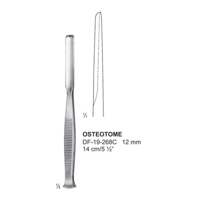 Osteotome 12mm ,14cm (DF-19-268C)