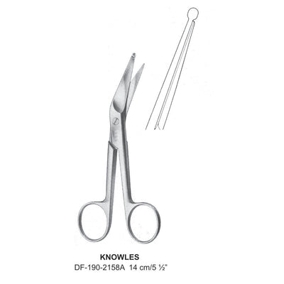 Knowles Bandage Scissors 14cm , Angled (DF-190-2158A)