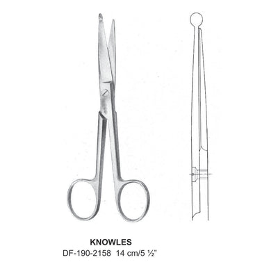Knowles Bandage Scissors 14cm , Straight (DF-190-2158) by Dr. Frigz