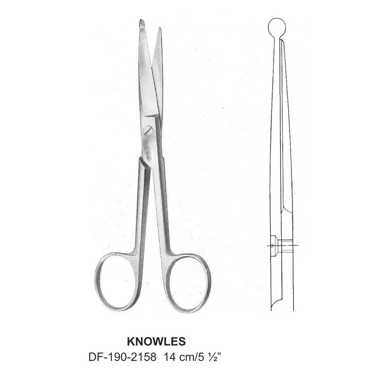Knowles Bandage Scissors 14cm , Straight (DF-190-2158) by Dr. Frigz