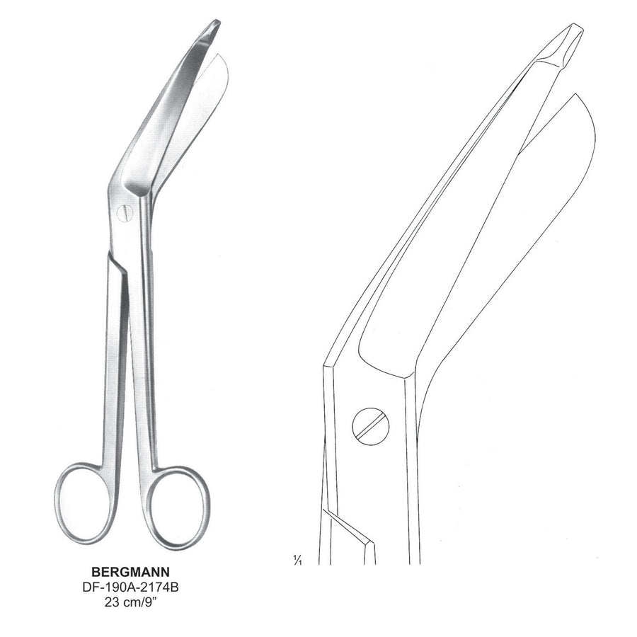 Bergmann Bandage Scissors 23cm (DF-190A-2174B) by Dr. Frigz