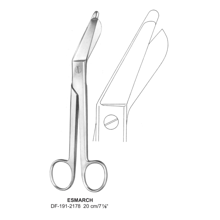 Esmarch  Bandage Scissors 20cm  (DF-191-2178) by Dr. Frigz
