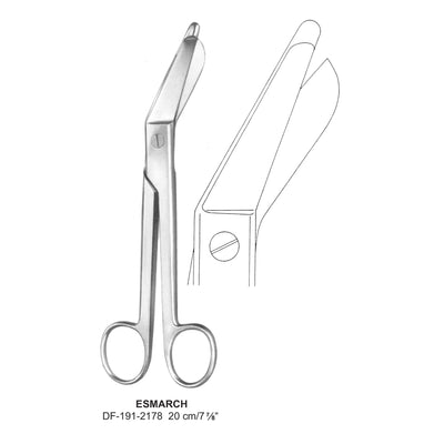 Esmarch  Bandage Scissors 20cm  (DF-191-2178)