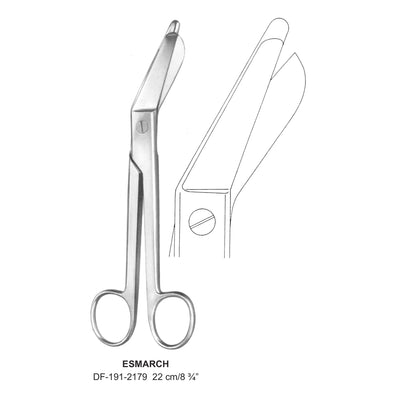 Esmarch Bandage Scissors 22cm  (DF-191-2179)