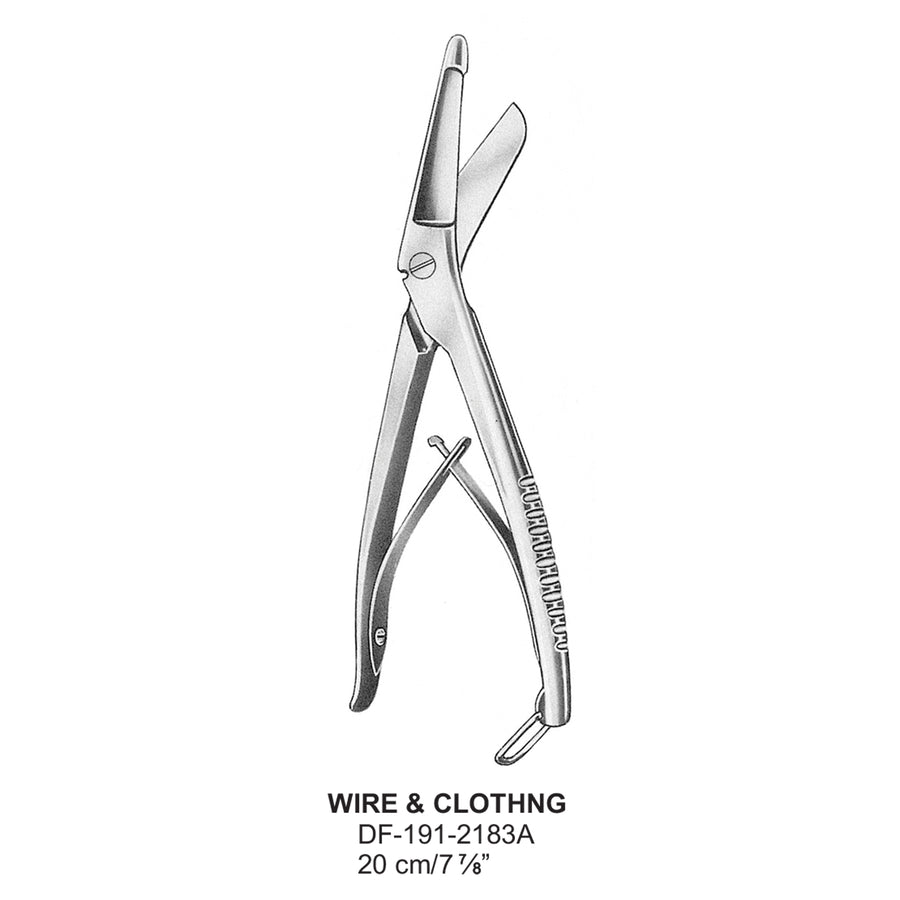 Wire & Clothing Scissors With Catch 20Cm  (Df-191-2183A) by Raymed