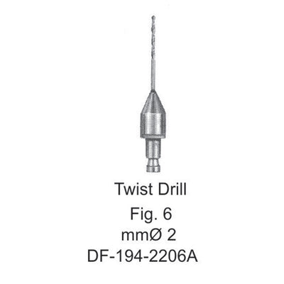 Twist Drill For Hudson Hand Drill, Fig 6, 2mm (DF-194-2206A) by Dr. Frigz
