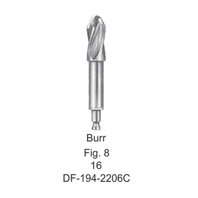 Burr For Hudson Hand Drills Fig.8, 16mm (DF-194-2206C) by Dr. Frigz