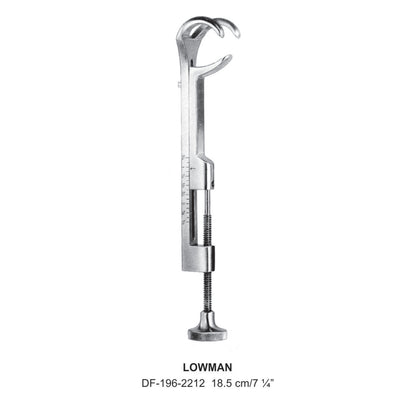 Lowman Bone Holding Clamps,18.5cm  (DF-196-2212) by Dr. Frigz