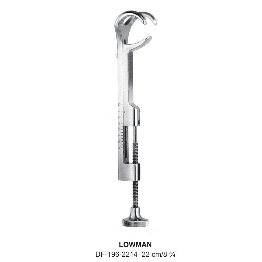 Lowman Bone Holding Clamps,22cm  (DF-196-2214) by Dr. Frigz