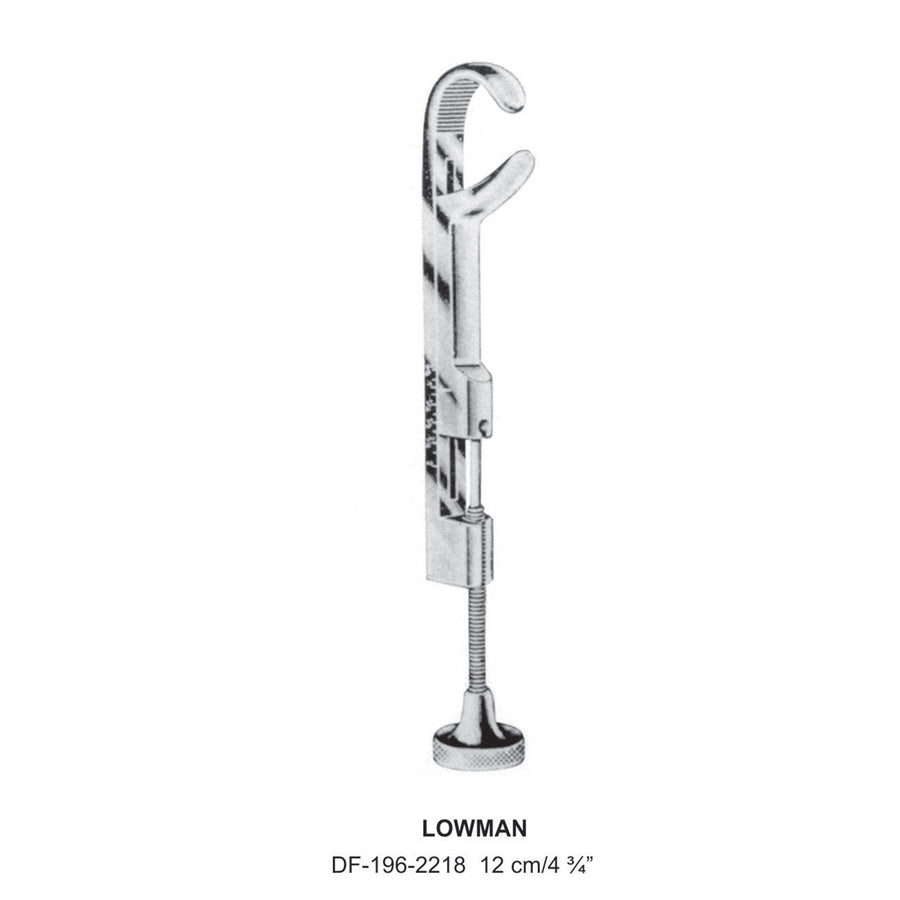 Lowman Bone Holding Clamps,12cm  (DF-196-2218) by Dr. Frigz