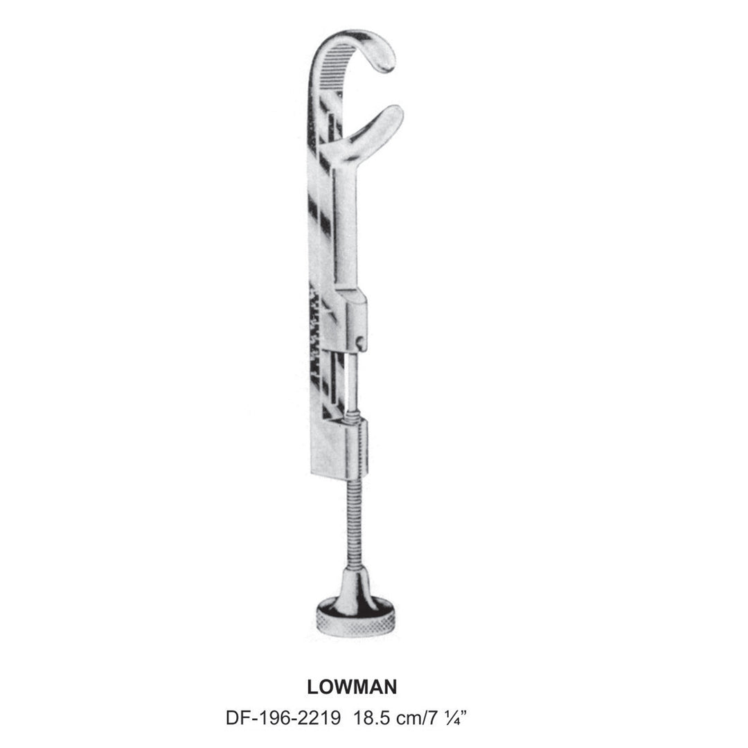 Lowman Bone Holding Clamps,18.5cm  (DF-196-2219) by Dr. Frigz
