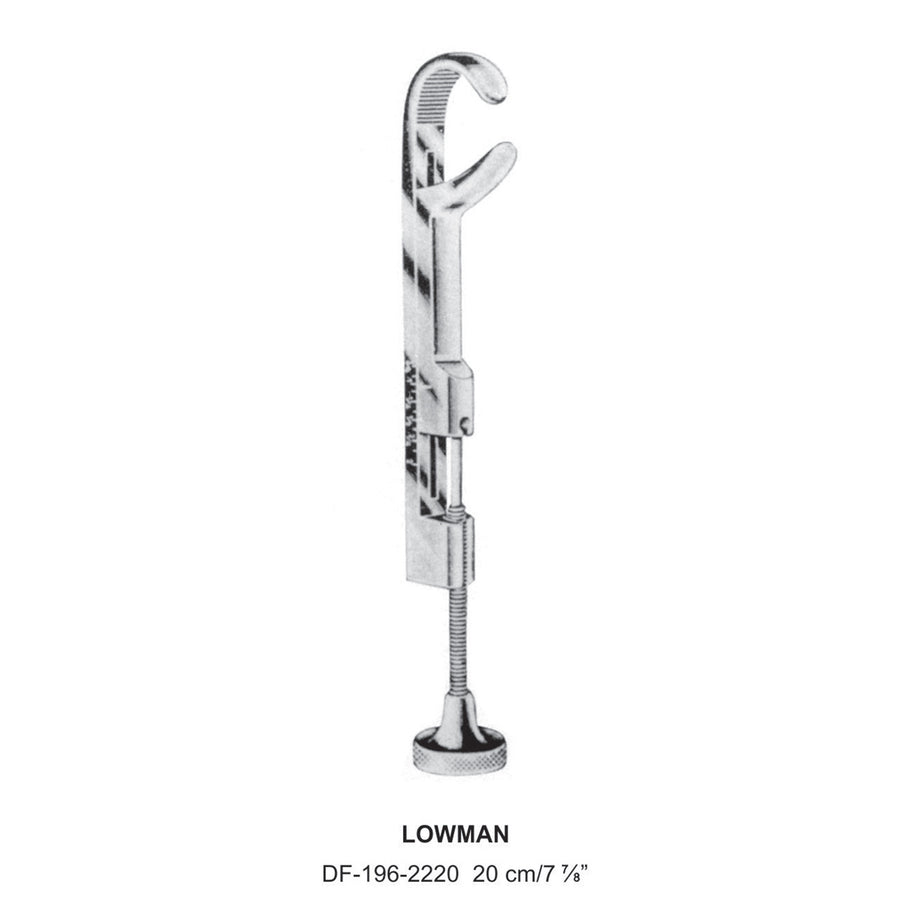 Lowman Bone Holding Clamps,20cm  (DF-196-2220) by Dr. Frigz