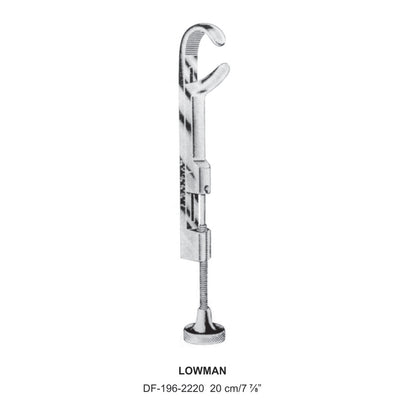 Lowman Bone Holding Clamps,20cm  (DF-196-2220)