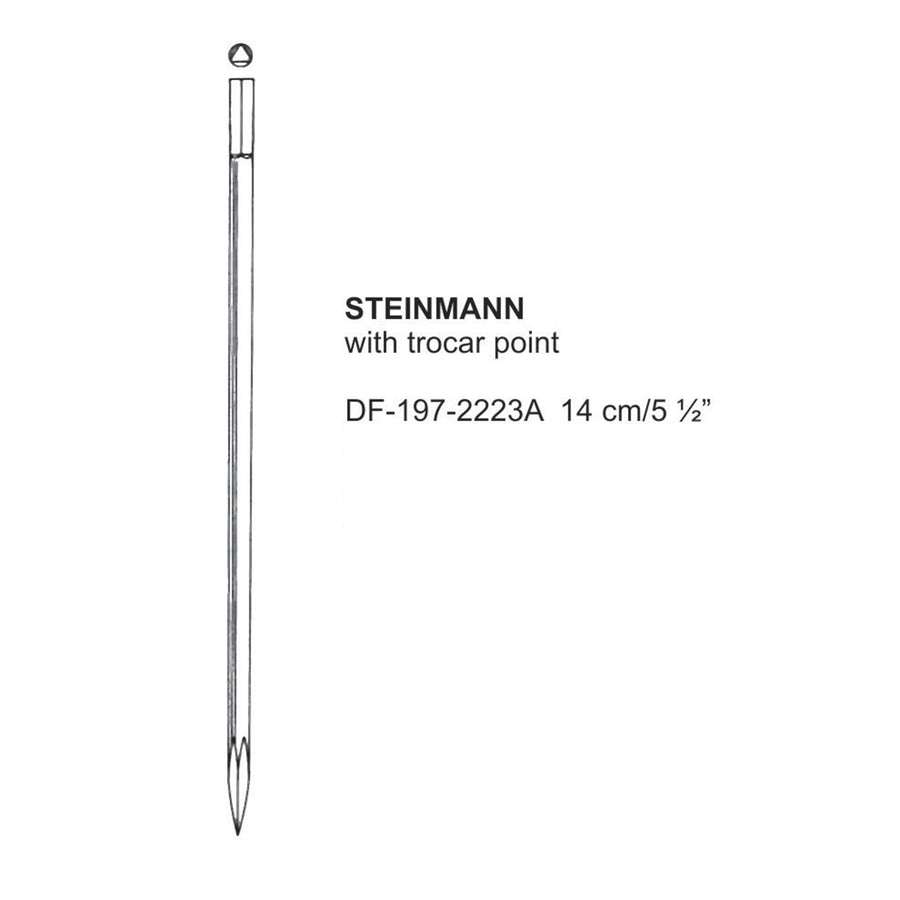 Steinmann Extension Pin, 14cm (DF-197-2223A) by Dr. Frigz