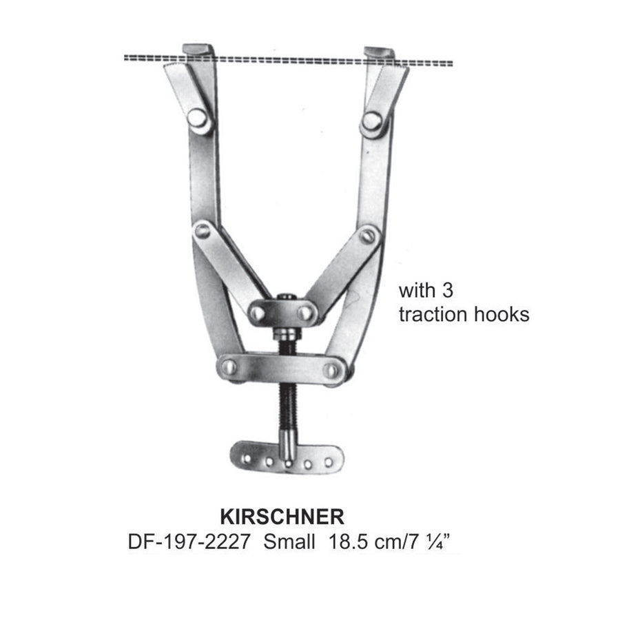 Kirschner Extension Bow, Small, 18.5Cm, With 3 Traction Hooks (DF-197-2227) by Dr. Frigz