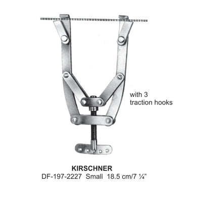 Kirschner Extension Bow, Small, 18.5Cm, With 3 Traction Hooks (DF-197-2227)