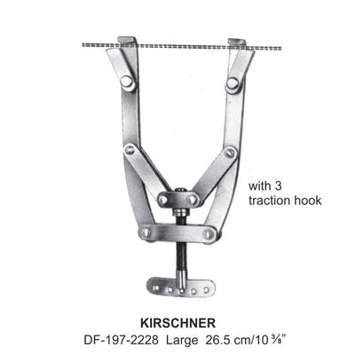 Kirschner Extension Bow, Large 26.5Cm, With 3 Traction Hooks (DF-197-2228)
