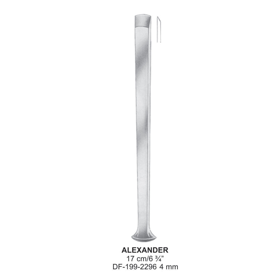Alexander Bone Chisels 17Cm,4mm  (DF-199-2296) by Dr. Frigz