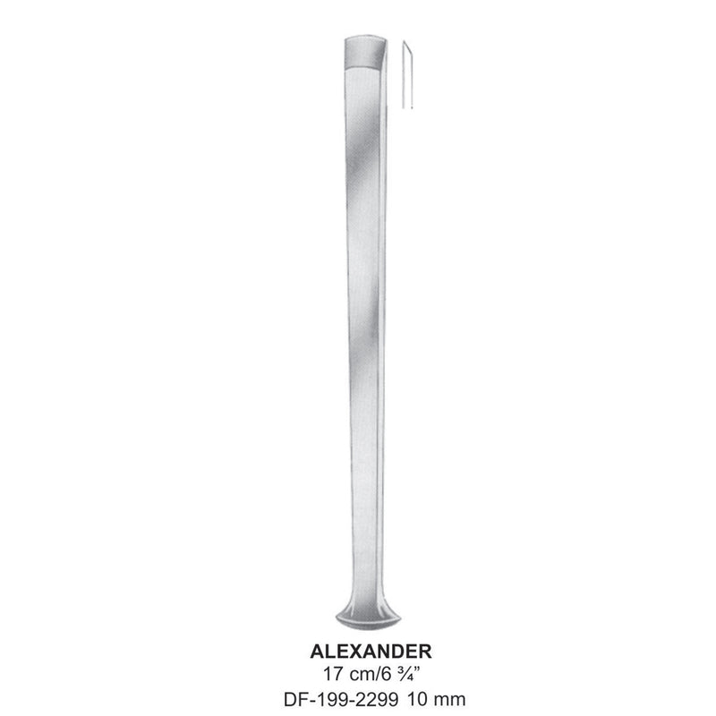 Alexander Bone Chisels 17Cm,10mm  (DF-199-2299) by Dr. Frigz