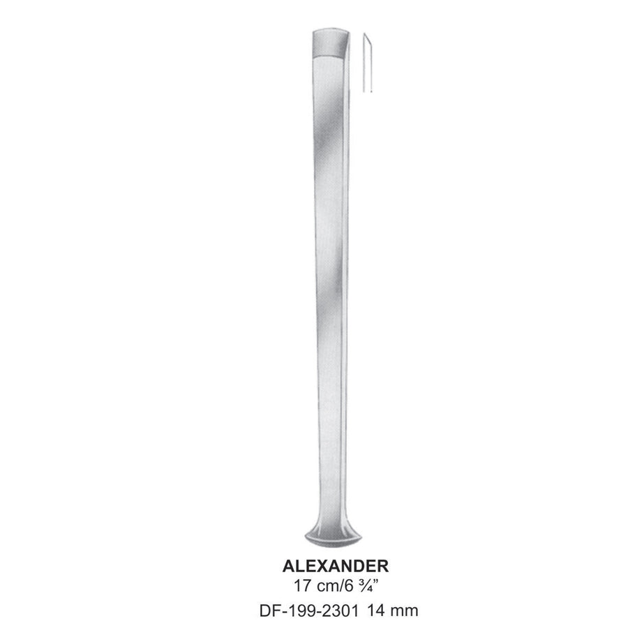 Alexander Bone Chisels 17Cm,14mm  (DF-199-2301) by Dr. Frigz