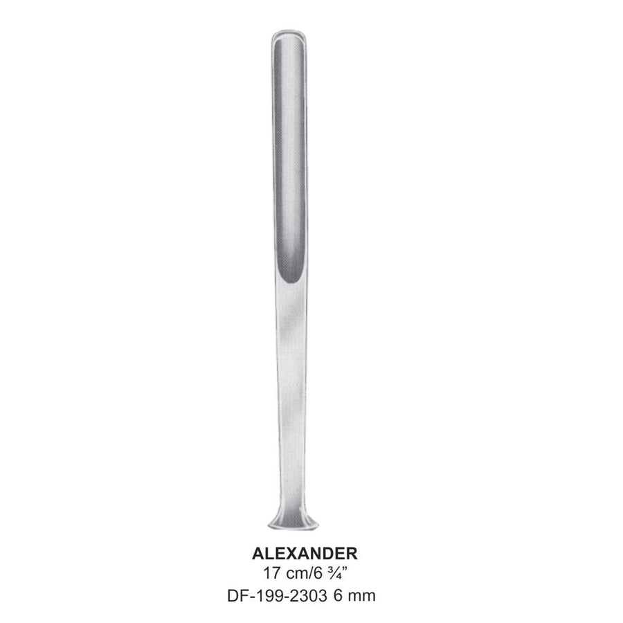 Alexander Bone Gouges 17Cm,6mm  (DF-199-2303) by Dr. Frigz