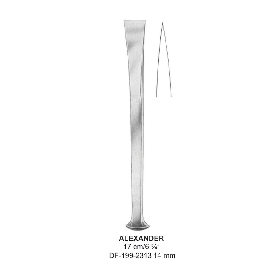 Alexander Bone Chisels 17Cm, 14mm (DF-199-2313) by Dr. Frigz