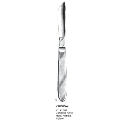 Virchow Cartilage Knife, With Metal Handle Hollow (DF-2-123)