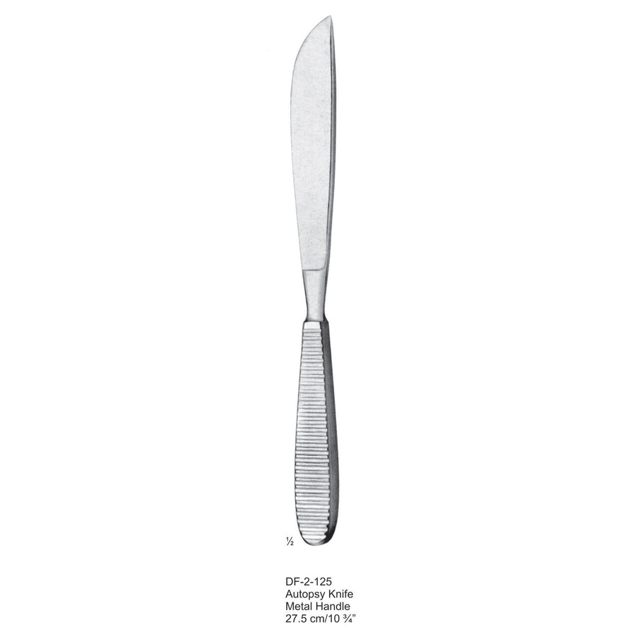 Autopsy Knife With Metal Handle 27.5cm  (DF-2-125) by Dr. Frigz