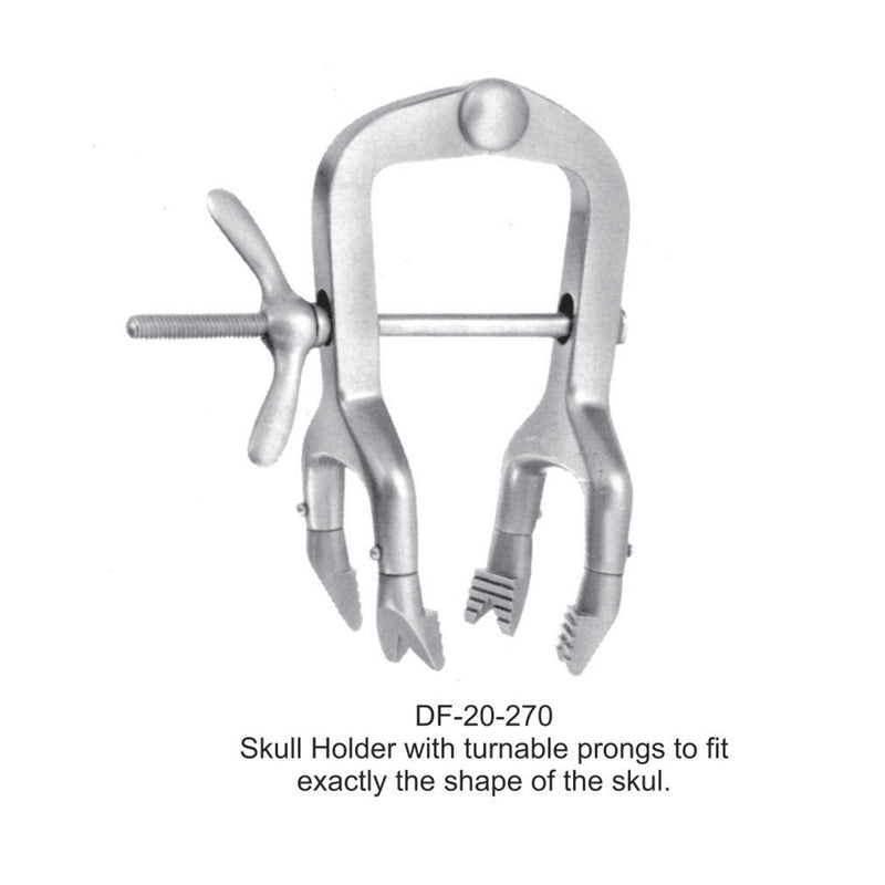 Skull Holder With Turnable Prongs To Fit Exactly The Shape Of The Skul (DF-20-270) by Dr. Frigz