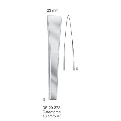 Osteotome Chisel, 13cm  (DF-20-272) by Dr. Frigz